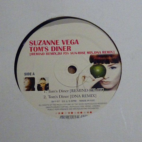 Toms diner текст. Tom’s Diner Сюзанна Вега. Suzanne Vega Tom's Diner. Suzanne Vega, DNA - Tom's Diner. Tom's Diner певицы Сюзанны Вега.